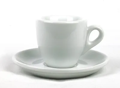 Produktbild von Dickwandige (8 mm) Espresso-Tasse »Bar Italia« | weiss (56 ml)