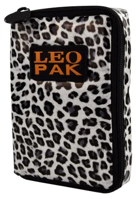 Produktbild von Karella Darttasche The PAK original, Platz für 3 Dartsets, handlich und geräumig, Perfekter Schutz, Dartcase, Tasche für Darts, leopard