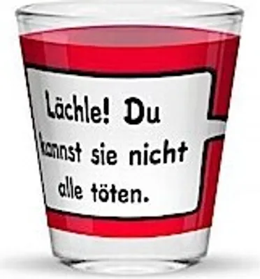 Produktbild von Schnapsglas Motiv »Du kannst Sie nicht alle töten« - Sheepworld