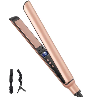 Produktbild von 2-in-1 Haarglätter & Lockenstab, Zum Locken und Glätten, Dualspannung, Netzbetrieb