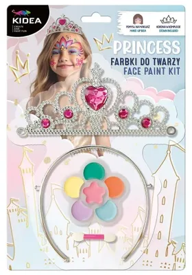 Immagine prodotto di Pittura per il viso da principessa con diadema KIDEA