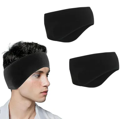 Immagine prodotto di Copriorecchie in pile, confezione da 2, antivento, ideali per l'inverno e lo sport
