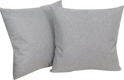 Produktbild von MODFU Kissenbezüge Kissenbezug 2 Stück Kissenhülle Dekokissen Sofakissen Couchkissen, Waschbar Sofakissen Couchkissen Bezug 40x40 cm, Dunkelgrau
