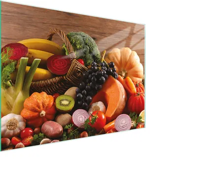Produktbild von Glasschneidebrett 30x22 Lebensmittel