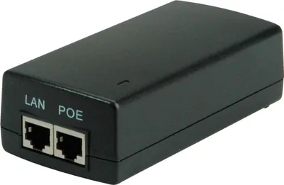 Produktbild von VALUE Gigabit PoE+ Injektor, 30W