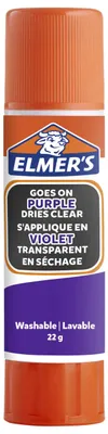 Produktbild von Elmer's DISAPPEARING PURPLE, Trocken, Klebestift, 22 g, Box, 10 Stück(e)