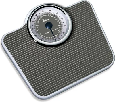 Produktbild von Ardes AR2PP2M, Mechanische Personenwaage, 136 kg, 1 kg, Grau, Edelstahl, kg / lb, Rechteck