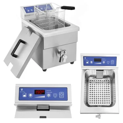 Immagine prodotto di Friggitrice a induzione con una capacità di 10 litri e rubinetto di scarico