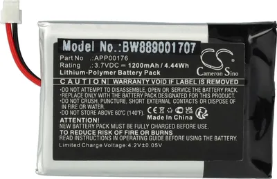 Produktbild von vhbw Akku Ersatz für Minn Kota APP00176 für Drohne Controller (1200 mAh, 3,7 V, Li-Polymer)