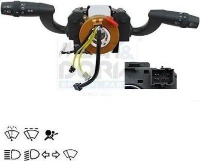 Produktbild von MEAT & DORIA 23792 Lenkstockschalter Kombischalter für FIAT Ducato Kastenwagen (250, 290) Ducato Pritsche / Fahrgestell (250, 290) Ducato Bus