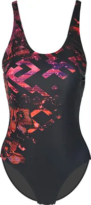 Produktbild von BECO the world of aquasports Badeanzug Aqua Classic im sportlichen Design mit figurformender Passform schwarz-pink 40 C