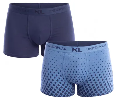 Immagine prodotto di Kisses&Love, confezione da 2 boxer da uomo in cotone elasticizzato, modello KLB2