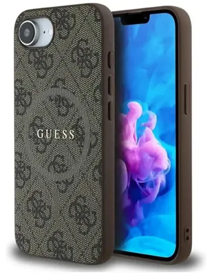 Obrázek produktu pro Pouzdro Guess 4G Ring Classic Logo MagSafe iPhone 16e - hnědé