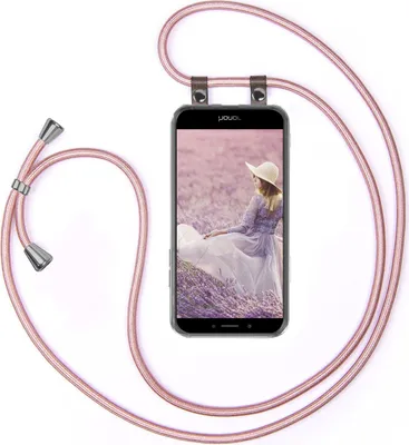 Produktbild von UMHÄNGEHÜLLE + KORDEL für Huawei Honor 6X, Farbe:Rose Gold