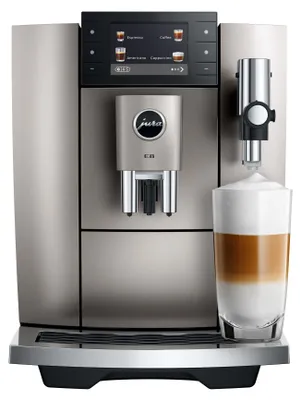 Immagine prodotto di JURA Midnigh E8 MidnightSilver ED macchina da caffè/espresso completamente automatica - Macchina da caffè completamente automatica