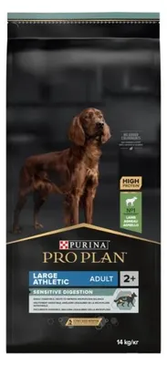 Productafbeelding van Purina Large Athletic Adult, speciaal voor volwassen honden met een gevoelige spijsvertering, met OPTIDIGEST, zalm, 14 kg