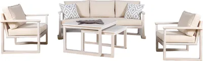 Image de Lounge Möbel Salon de jardin Canapé Fauteuil Table basse Étanche