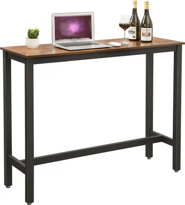 Produktbild von VASAGLE Bartisch Küchentisch Bistrotisch, Stehtisch, 100x40x90cm/120x40x100 cm,10+12X