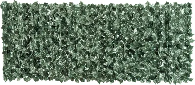 Image de Haie artificielle - brise-vue pour jardin - 2,4 x 1 m - Pour l'extérieur - Balcon & terrasse - Vert