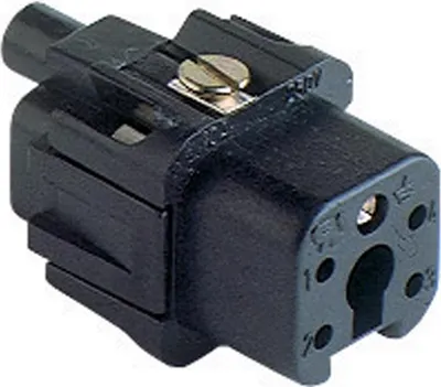 Produktbild von CKF 04 N I.L.M.E. Ilme CK Buchseneinsatz (F) Schraubanschluss, 4-polig+PE 230V/400V, 10A - 1 Stück
