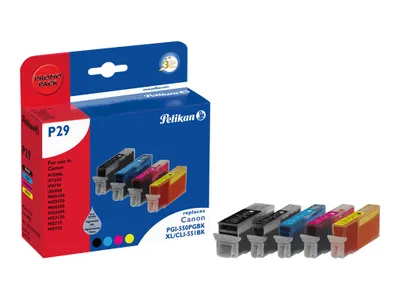 Image de Pelikan Patrone Canon P29 PGI-550XLPGBK/CLI-551XL kompatible