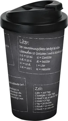 Produktbild von Coffee to go Becher Mathe 400ml