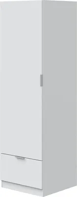 Immagine prodotto di Dello - Guardaroba 1 Anta, Bianco, un Ripiano