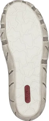 Produktbild von Rieker Damen Sneaker sportlich modisch Reißverschluss Leder flexibel L0363, Größe:38 EU, Farbe:Schwarz