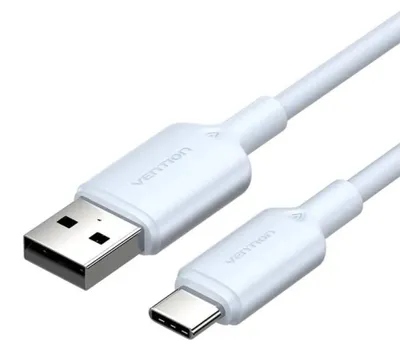 Zdjęcie produktu dla USB 2.0 A to USB-C 3A cable Vention CTQLH 2M (blue)