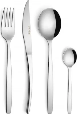 Image de Coffret 6 personnes en inox 24 pièces Athens