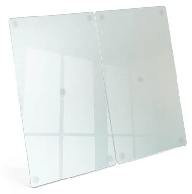 Produktbild von 2er Set Glasplatte 30x52cm - ESG Sicherheitsglas - Transparent Klarglas - Möbelplatte - Glas Zuschnitt
