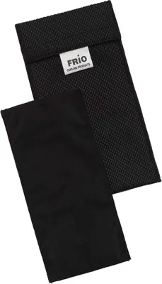 Produktbild von FRIO DOPPEL Diabetiker Insulin Kühltasche 8 x 18 cm schwarz | Für bis zu 2 Insulin Pens | Kühlt mit kaltem Wasser I Keine Kühlakkus notwendig | Wiederverwendbar