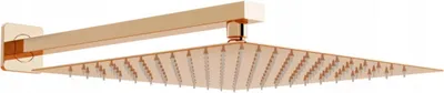 Produktbild von Mexen Slim Kopfbrause 30 x 30 cm mit Duscharm, Rosa Gold - 79130112-60