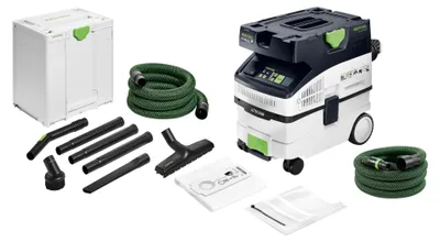 Produktbild von Festool CTL MIDI I AC Absaugmobil 1200 W 15 l AUTOCLEAN Staubklasse L ( 578545 ) + 8 tlg. Handwerker Reinigungsset ( 577258 )