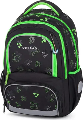 Obrázek produktu pro Oxybag Školní batoh - OXY NEXT Green Cube