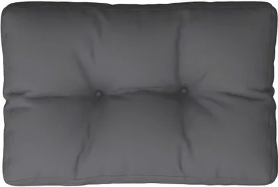 Image de vidaXL Coussin pour palette Anthracite 50x40x12 cm Tissu