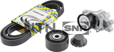 Produktbild von NTN SNR KA859.38 Keilrippenriemensatz passend für PEUGEOT 206 Schrägheck (2A/C) 206+ Schrägheck (2L, 2M) für CITROËN BERLINGO Kasten (B9)