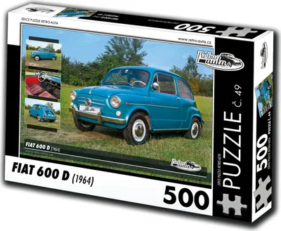 Image de RETRO-AUTA Puzzle n° 49 Fiat 600 D (1964) 500 pièces