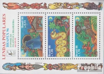 Produktbild von Briefmarken Brasilien 1996 Mi Block104 (kompl.Ausg.) postfrisch Briefmarkenausstellung