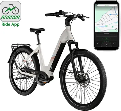 Obrázek produktu pro Zündapp X800 E Bike Ladies 27.5 inch Pedelec 160 - 185 cm elektrické kolo 550 Wh baterie 7 rychlostí náboje převody antická bílá