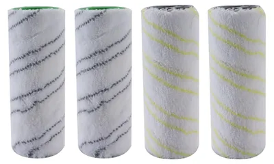 Ersatzwalzen 2er-Pack für FC7/FC5/FC3/FC3D/EWM2, grau+gelb