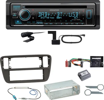 Produktbild von Kenwood KDC-BT740DAB Digitalradio Einbauset für Up Seat Mii Skoda Citigo