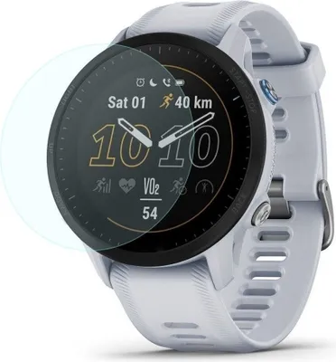 Produktbild von Strap-it Displayschutzfolie aus gehärtetem Glas – passend für Garmin Forerunner 955