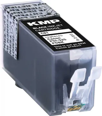 Produktbild von KMP Tintenpatrone passend für Canon PGI525PGBK Black 4529B001