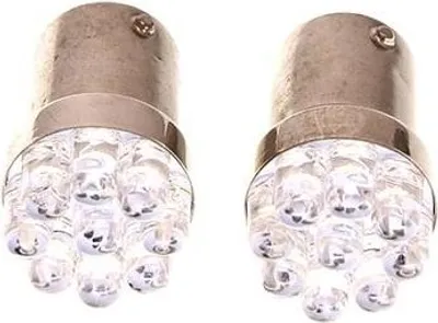 Obrázok produktu pre Led Žiarovka 12V/21W Ba15S Biela Blister 2 Ks !!!!Led!!!!!