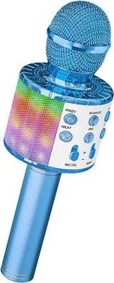 Zdjęcie produktu dla mikrofon dla dzieci, zabawka dla chłopców i dziewczynek od 4 lat, do domu, na imprezę, do karaoke, mikrofony dynamiczne