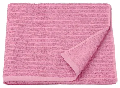 Image de IKEA VÅGSJÖN Serviette Coton Rose 70x140 cm