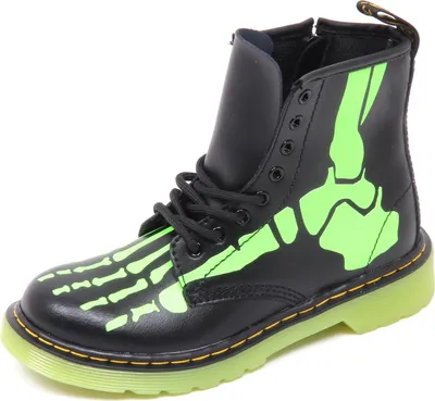 Obrázok produktu pre D3028 anfibio bimbo DR. MARTENS nero/verde topánka detská