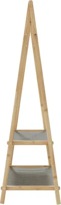 Obrázek produktu pro vidaXL Věšák na oblečení s policemi 96x45,5x150,5 cm bambusový