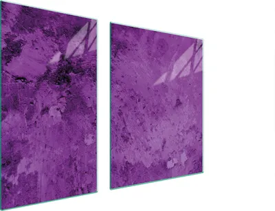 Immagine prodotto di Piastre copriforno 2 pezzi 100x52 Copriforno in Vetroceramica tagliere in vetro ardesia viola